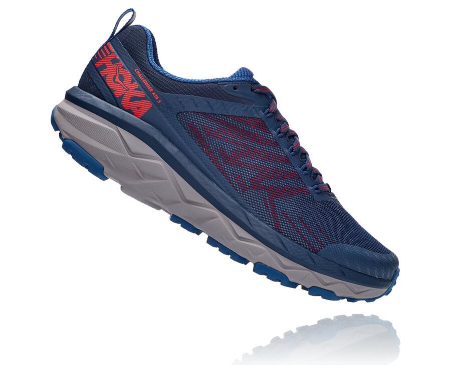 Hoka Australia One One Challenger ATR 5 - Mens Trail Shoes Navy - ZYHOC-9317